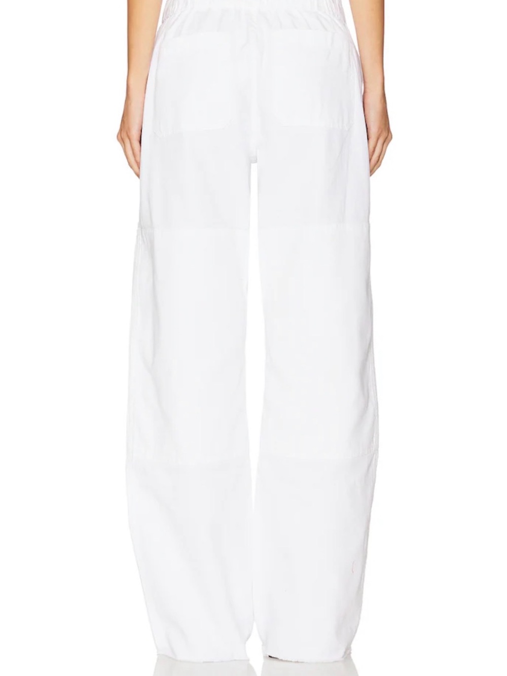 Re-Done. White Wide-Leg Patchwork Drawstring Pants. BRAND NEW!!!